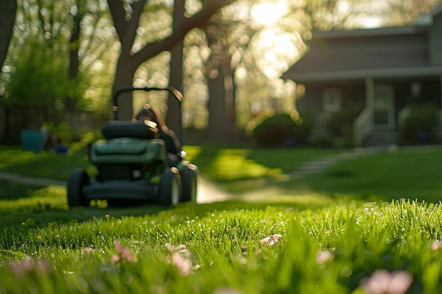 grass mower machine